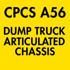 CPCS A56 Dump Truck Articulated Chassis Theory Test Questions and Answers