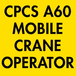 CPCS A60 Mobile Crane Theory Test Questions and Answers
